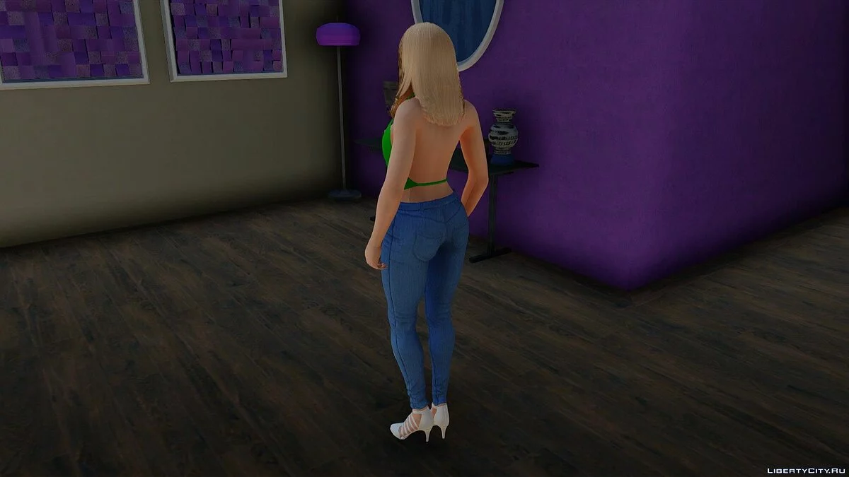 Helena Douglas in casual clothes v18 / GTA San Andreas