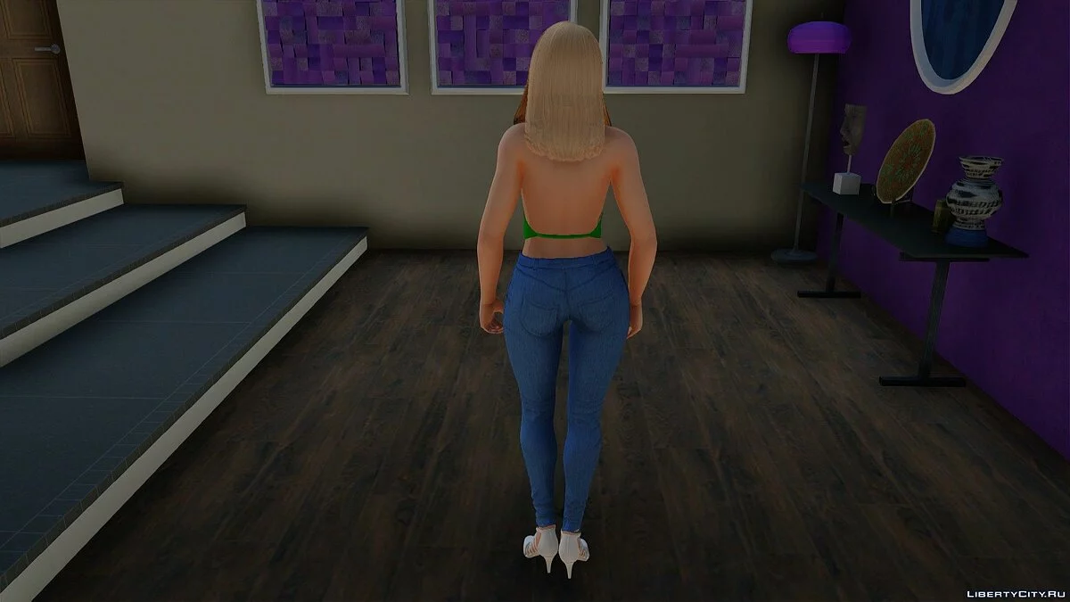 Helena Douglas in casual clothes v18 / GTA San Andreas