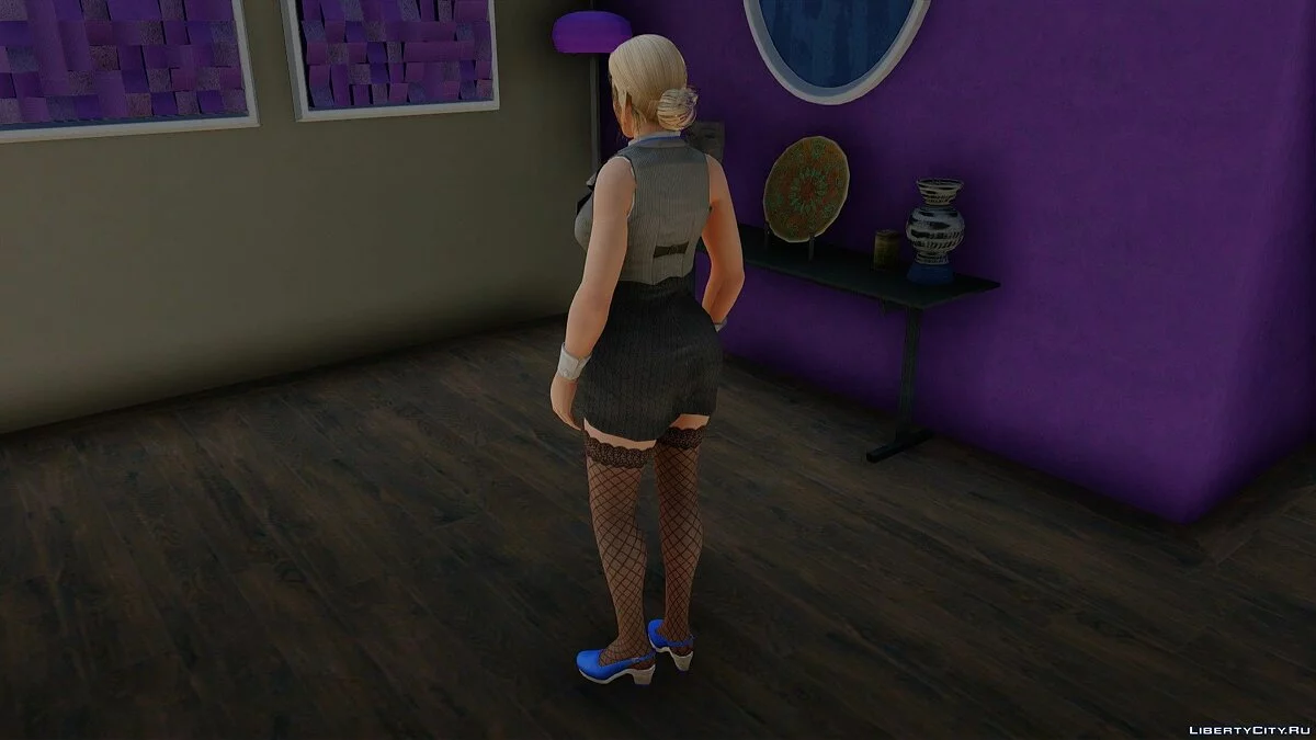 Helena Douglas en uniforme scolaire / GTA San Andreas