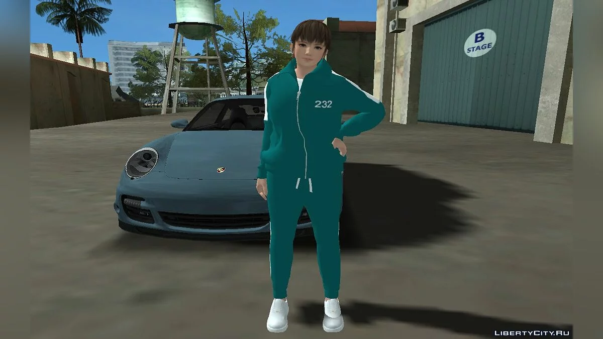 Hitomi in costume #232 from the "Squid Game" series / GTA San Andreas