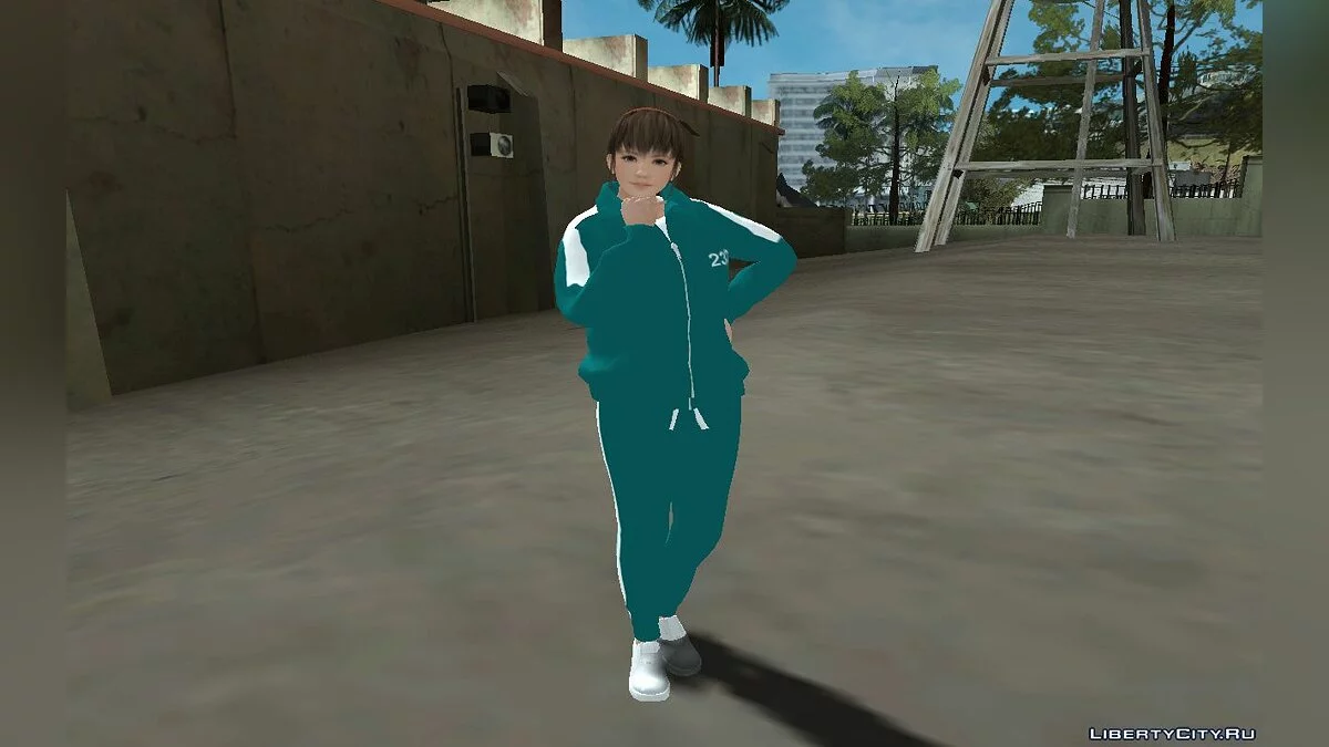 Hitomi in costume #232 from the "Squid Game" series / GTA San Andreas