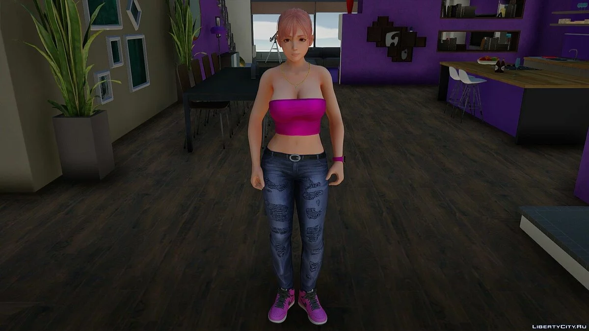 Honoka in Alltagskleidung / GTA San Andreas