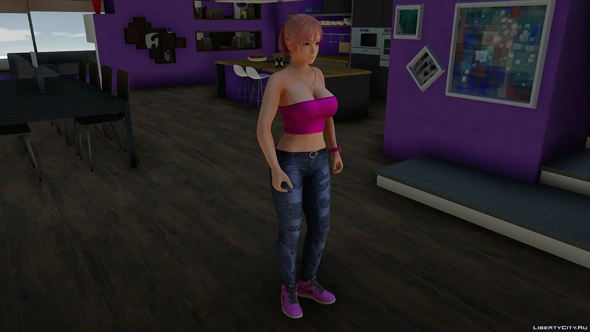 Honoka in Alltagskleidung / GTA San Andreas