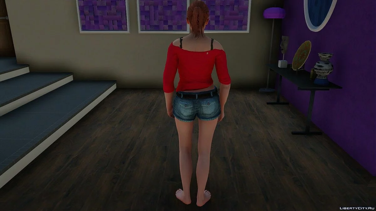 Claire Redfield in Hauskleidung / GTA San Andreas