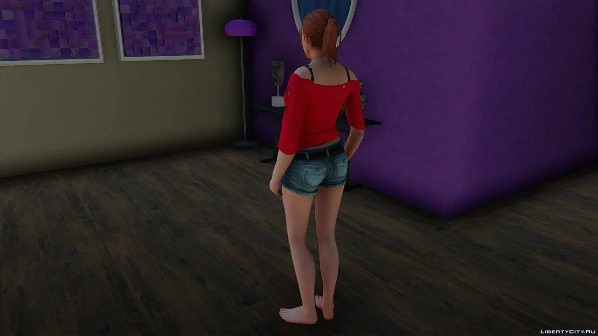 Claire Redfield in Hauskleidung / GTA San Andreas