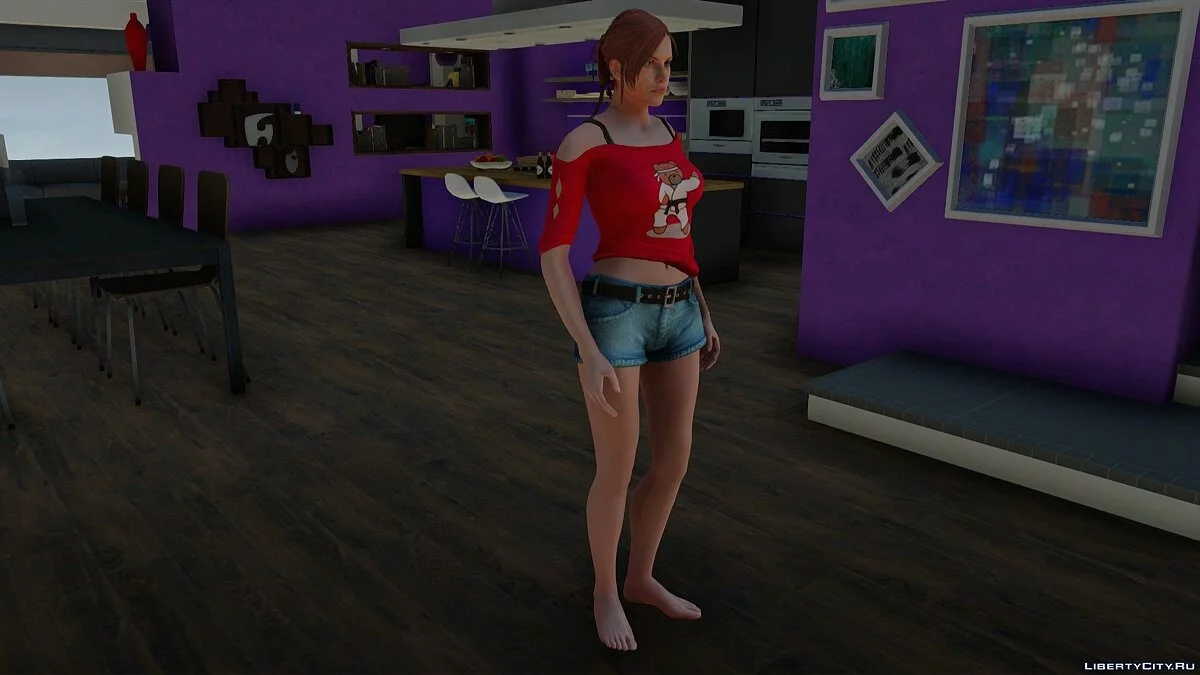 Claire Redfield in Hauskleidung / GTA San Andreas