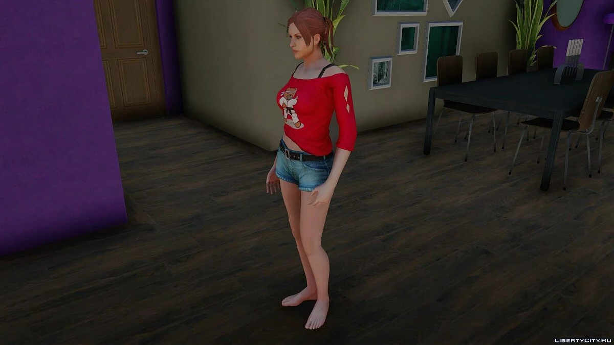 Claire Redfield in Hauskleidung / GTA San Andreas