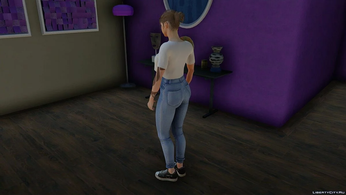 Claire Redfield dalam Pakaian Sehari-hari / GTA San Andreas