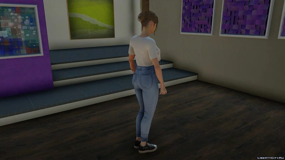 Claire Redfield dalam Pakaian Sehari-hari / GTA San Andreas