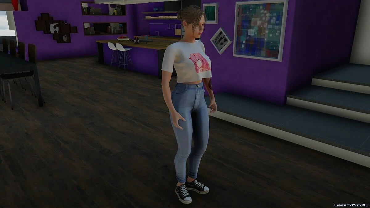 Claire Redfield dalam Pakaian Sehari-hari / GTA San Andreas