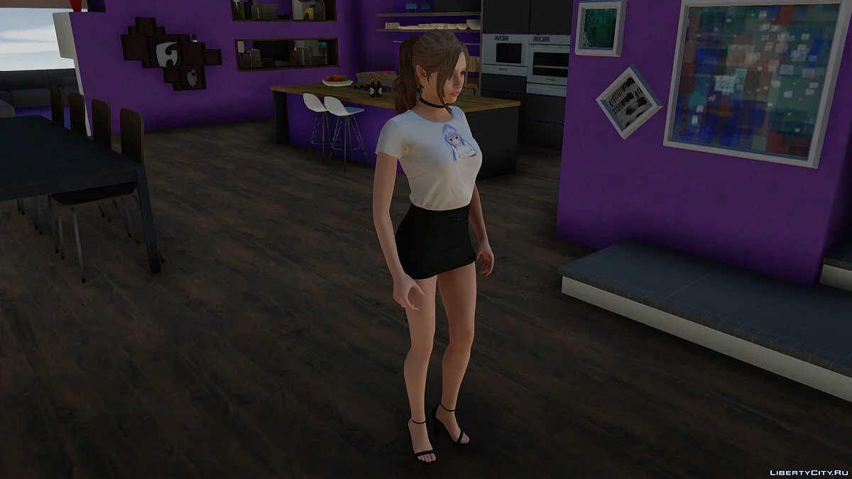 克莱尔·雷德菲尔德穿便服 / GTA San Andreas