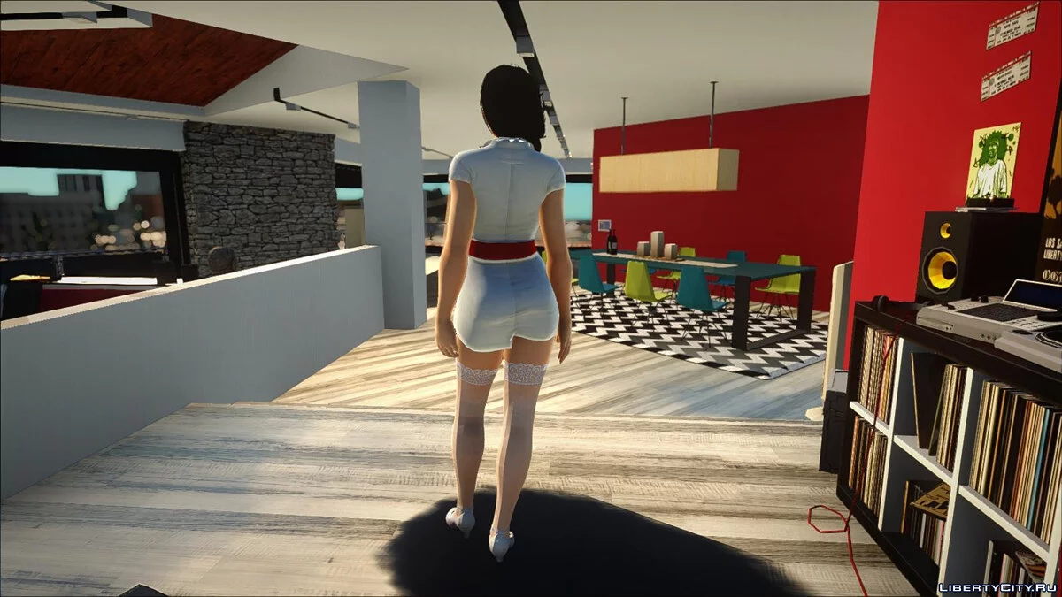 Kokoro dalam Pakaian Medis / GTA San Andreas