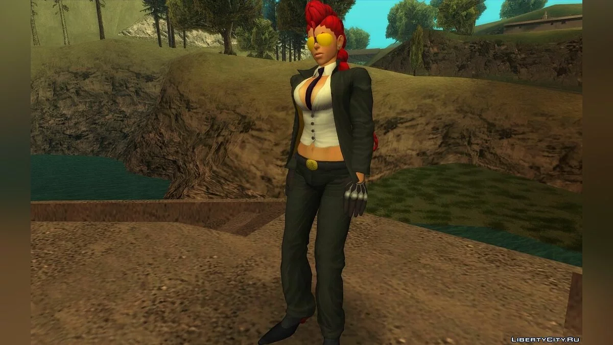 Crimson Viper from Street Fighter IV / GTA San Andreas