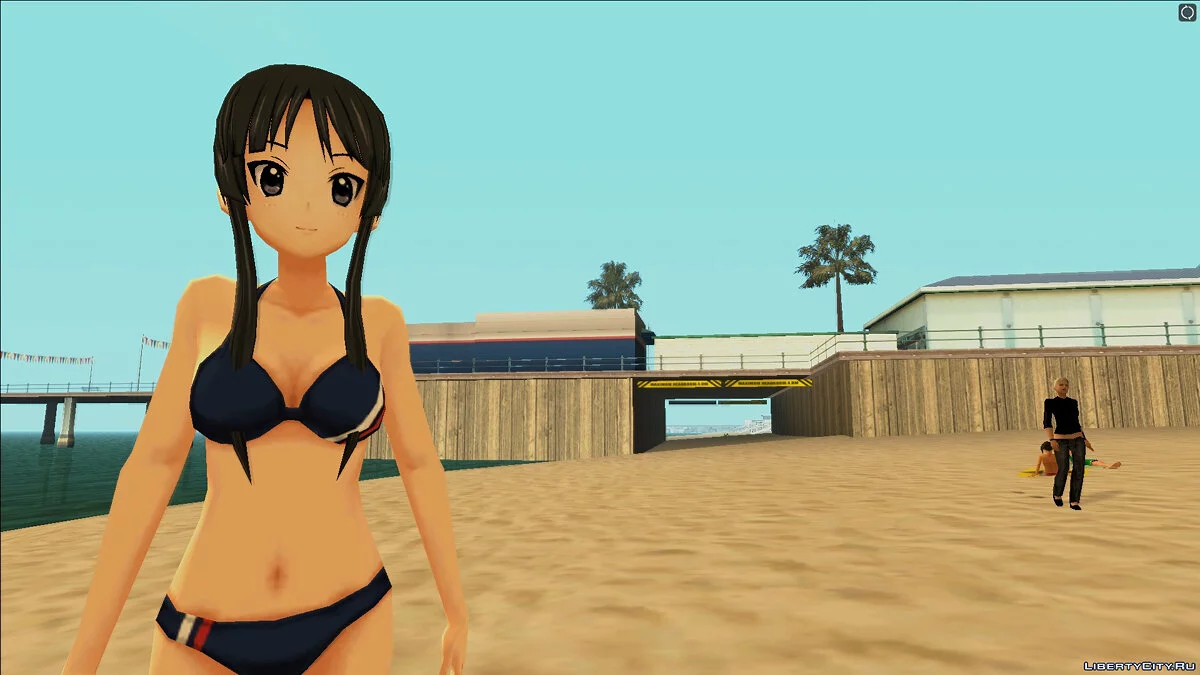 Mio Akiyama in a swimsuit / GTA San Andreas
