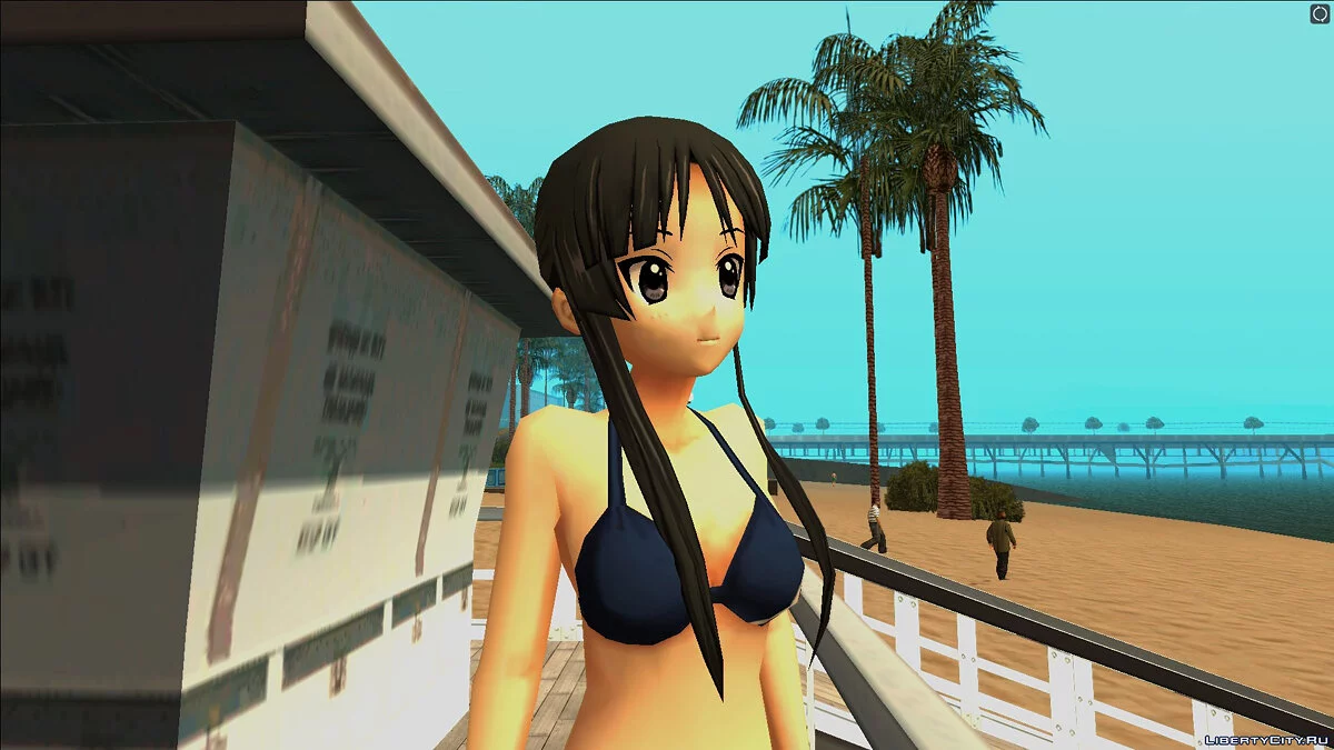 Mio Akiyama in a swimsuit / GTA San Andreas