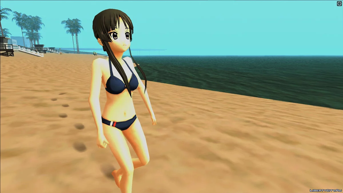 Mio Akiyama in a swimsuit / GTA San Andreas