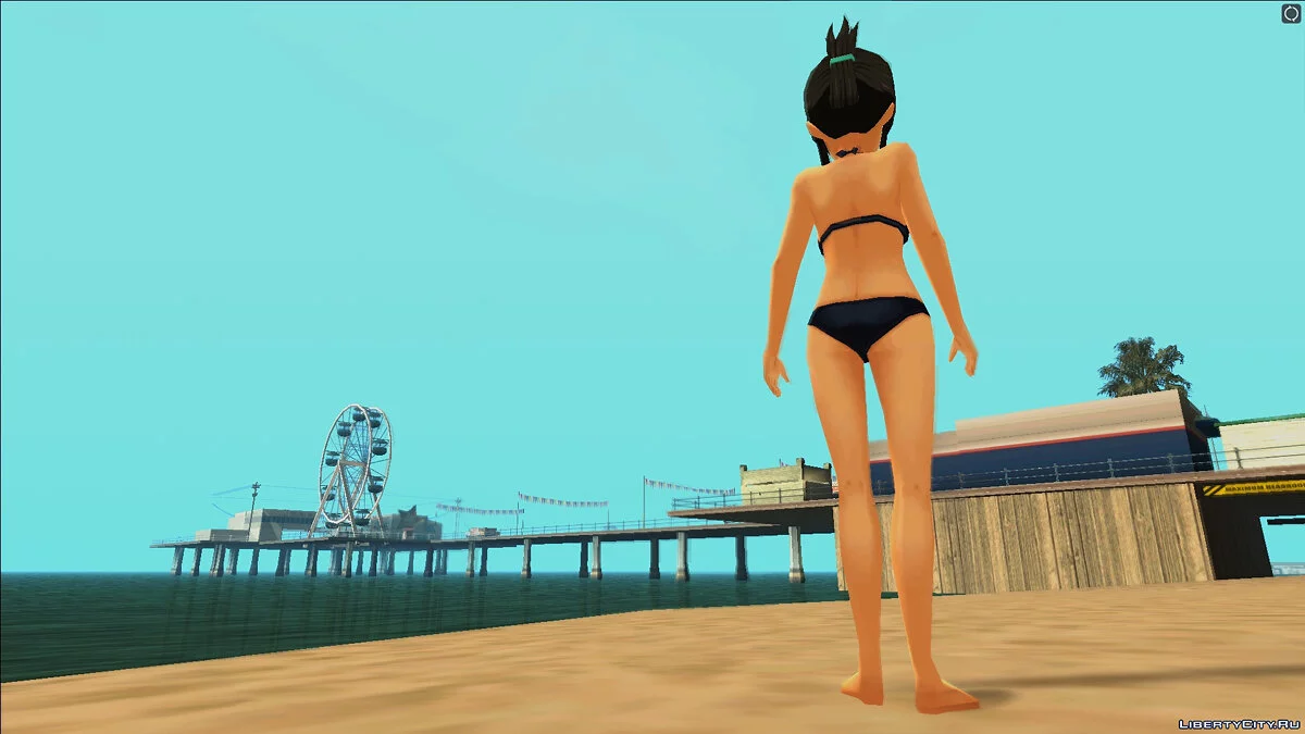 Mio Akiyama in a swimsuit / GTA San Andreas