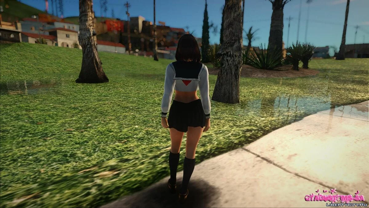 Mai Shiranui schoolgirl / GTA San Andreas