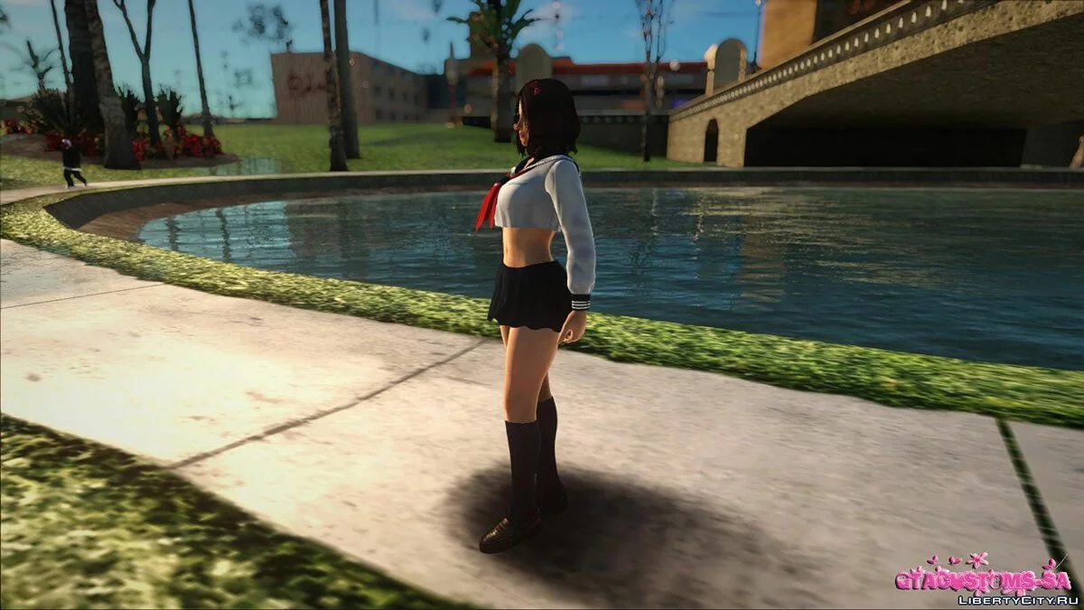Mai Shiranui schoolgirl / GTA San Andreas
