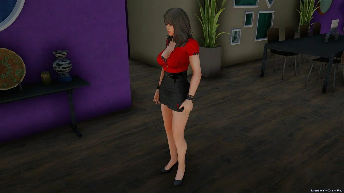 Mai Shiranui im Business-Anzug / GTA San Andreas