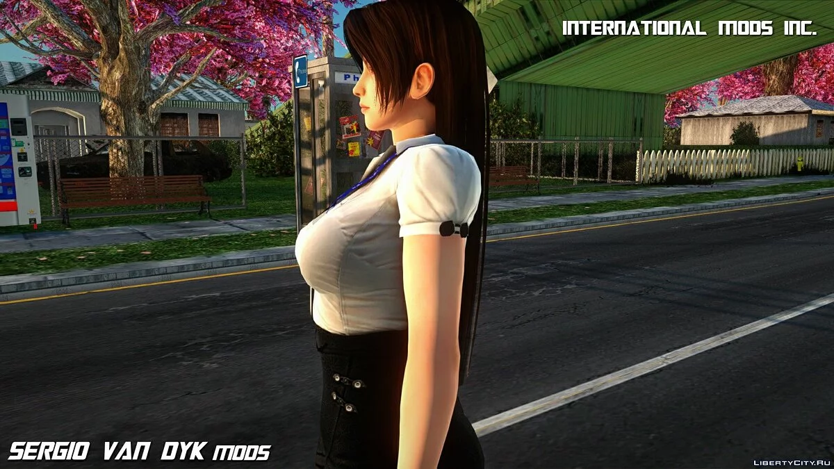 Mai Shiranui dalam Setelan Bisnis / GTA San Andreas