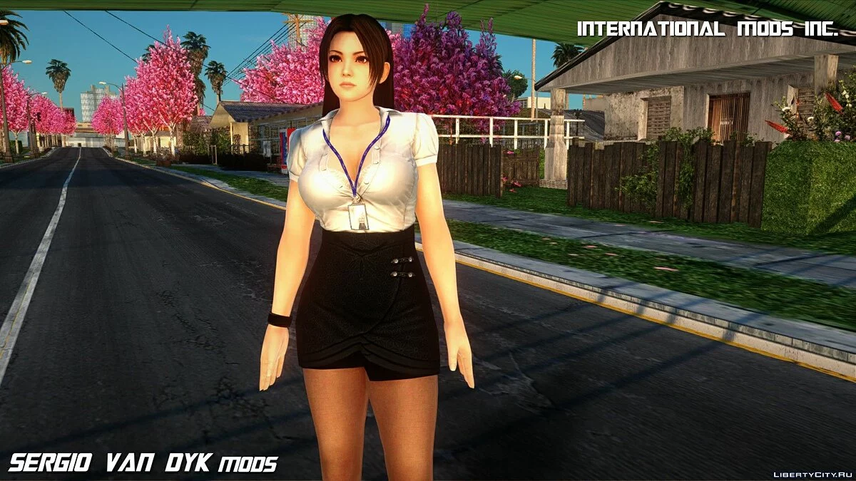 Mai Shiranui dalam Setelan Bisnis / GTA San Andreas