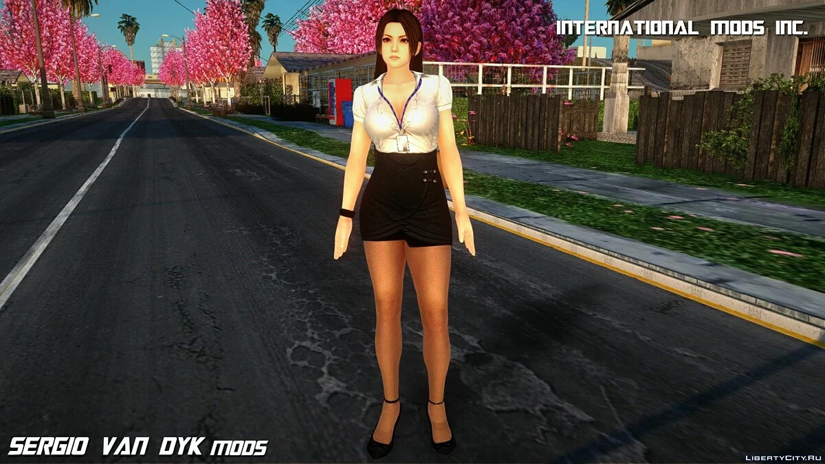 Mai Shiranui dalam Setelan Bisnis / GTA San Andreas