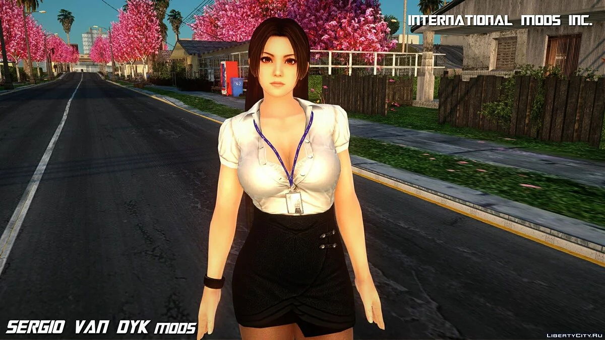 Mai Shiranui dalam Setelan Bisnis / GTA San Andreas