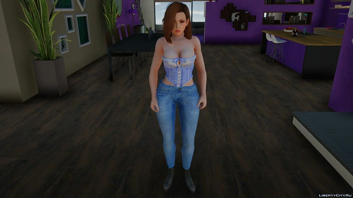Мэй Ширануи в повседневной одежде v10 / GTA San Andreas