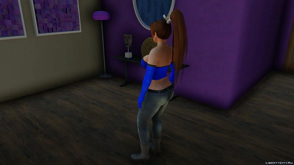 Mai Shiranui in casual clothes / GTA San Andreas