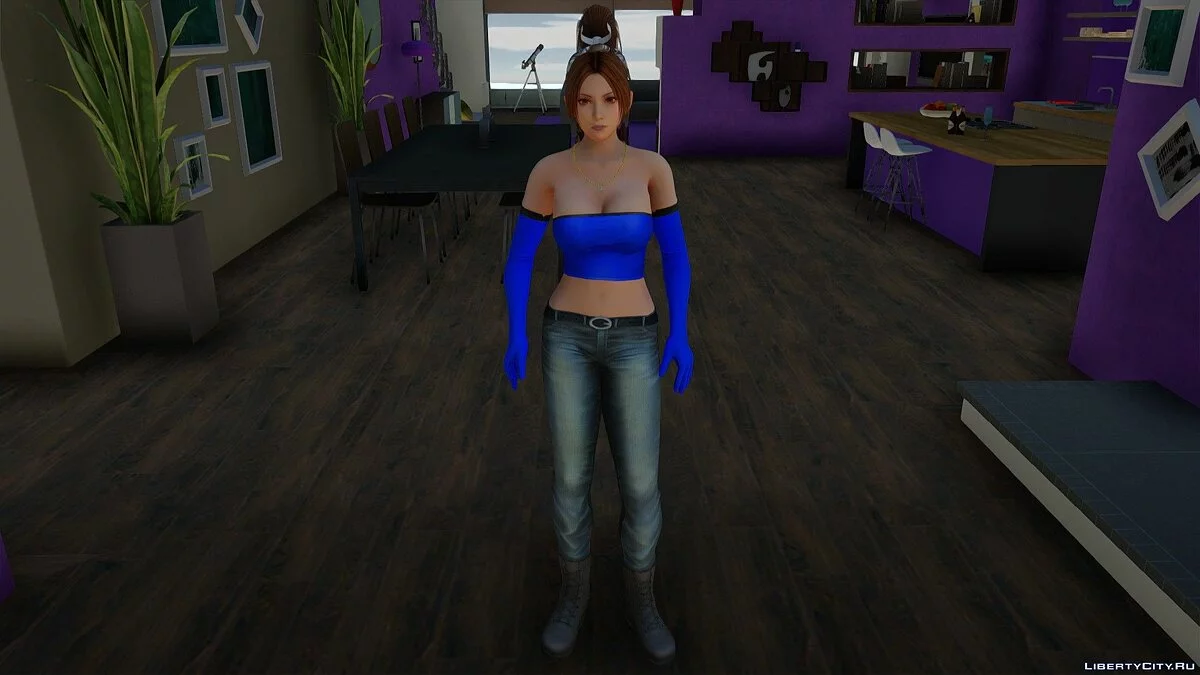 Mai Shiranui in casual clothes / GTA San Andreas