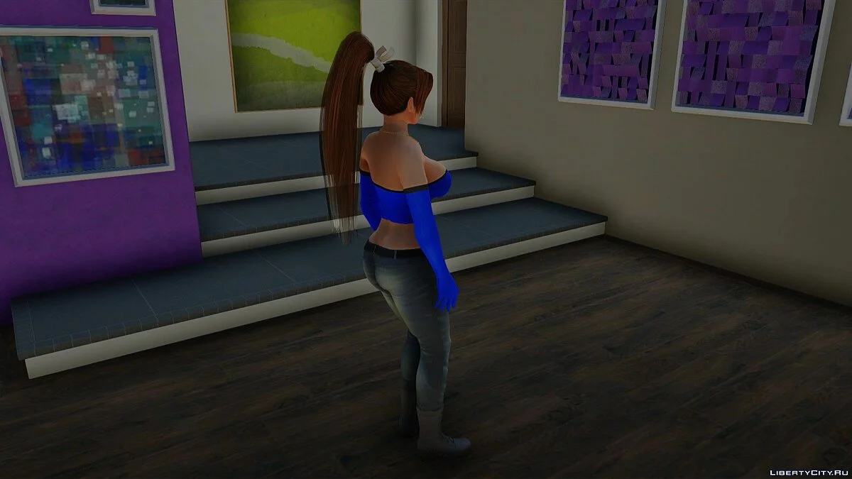 Mai Shiranui in casual clothes / GTA San Andreas