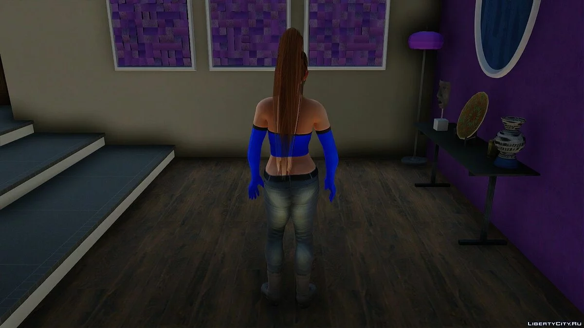 Mai Shiranui in casual clothes / GTA San Andreas