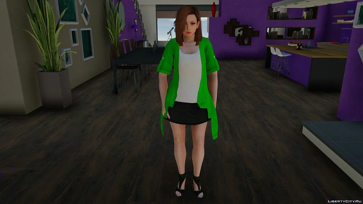 Mai Shiranui dalam Pakaian Sehari-hari v11 / GTA San Andreas