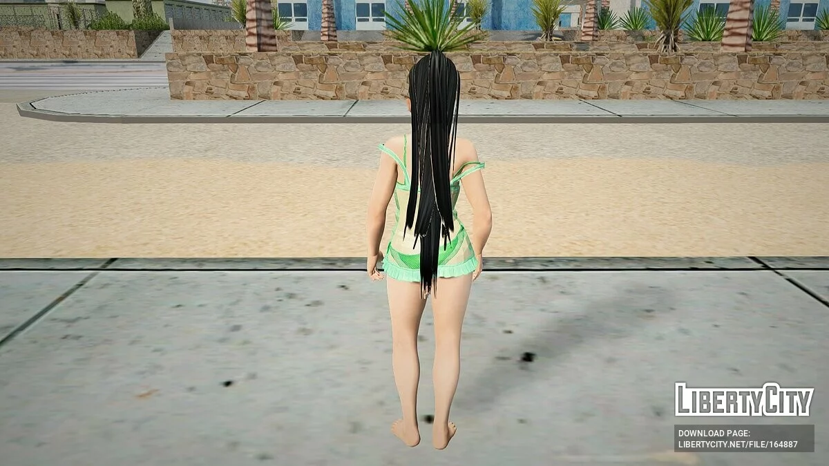 Momiji in a nightgown / GTA San Andreas