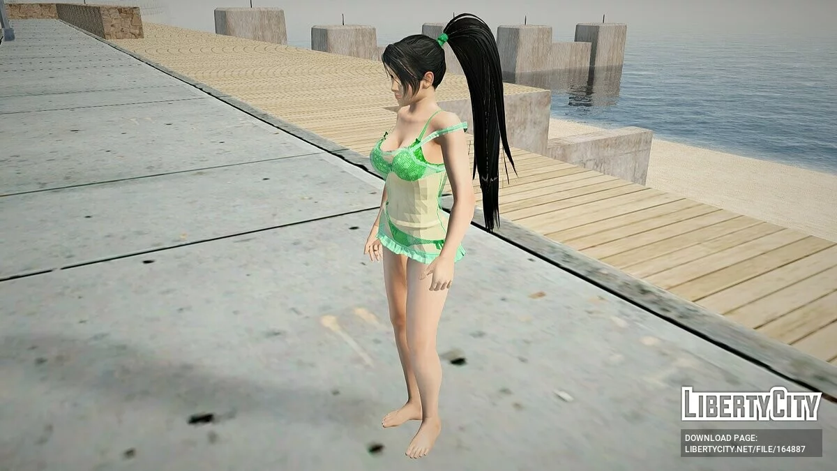 Momiji in a nightgown / GTA San Andreas