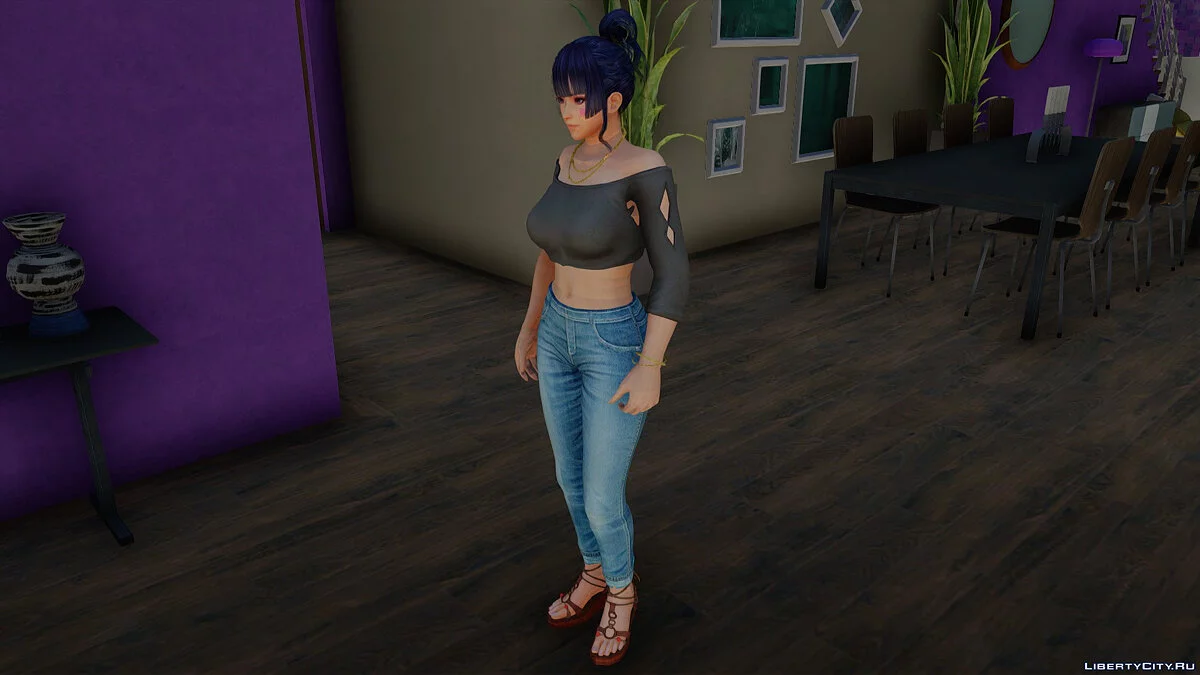 Ниотенгу в повседневной одежде v3 / GTA San Andreas