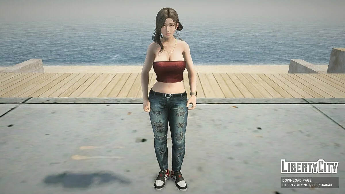 Саюри в повседневной одежде / GTA San Andreas