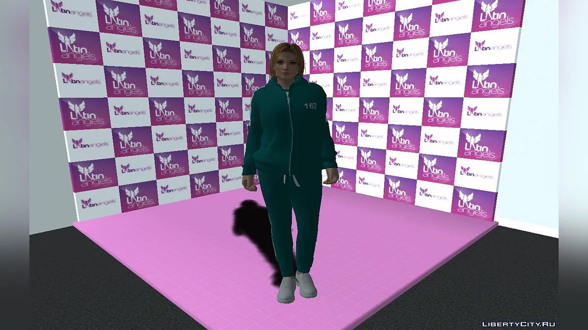 Tina Armstrong in costume No. 162 from the Squid Game series / GTA San Andreas