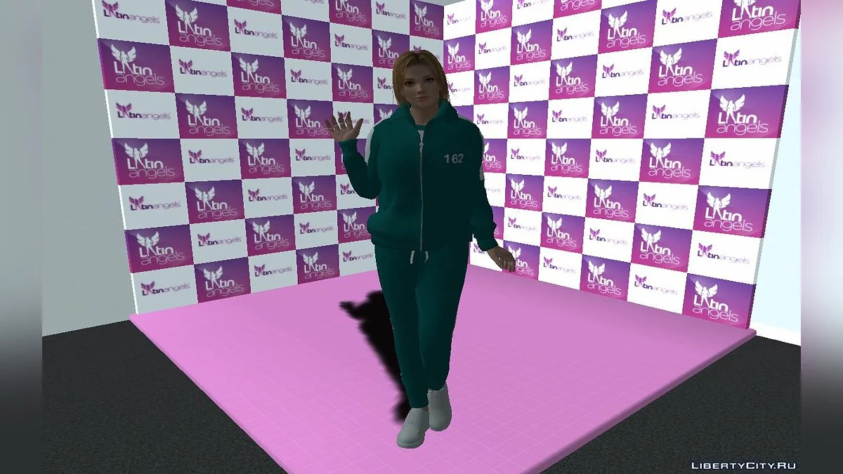 Tina Armstrong in costume No. 162 from the Squid Game series / GTA San Andreas