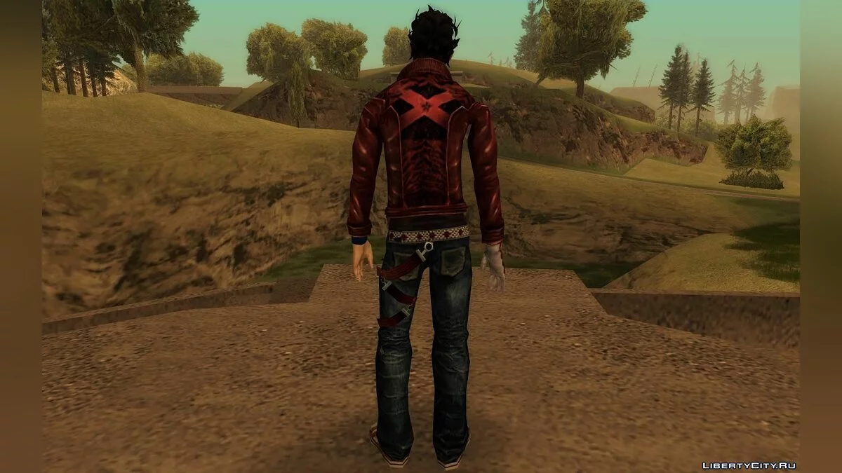 Travis Touchdown de No More Heroes 2 / GTA San Andreas