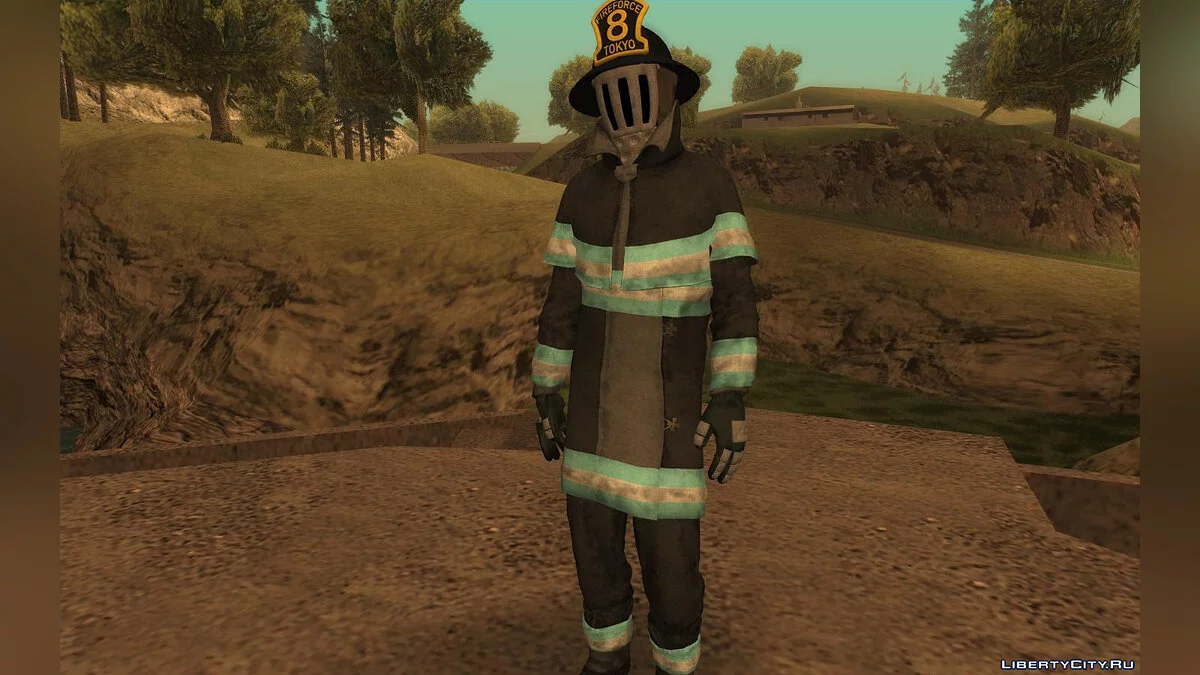 Akitaru Obi (Fire Force) / GTA San Andreas