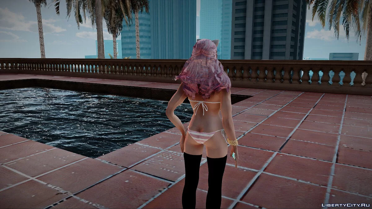 Belle Delphine en bikini v2 / GTA San Andreas