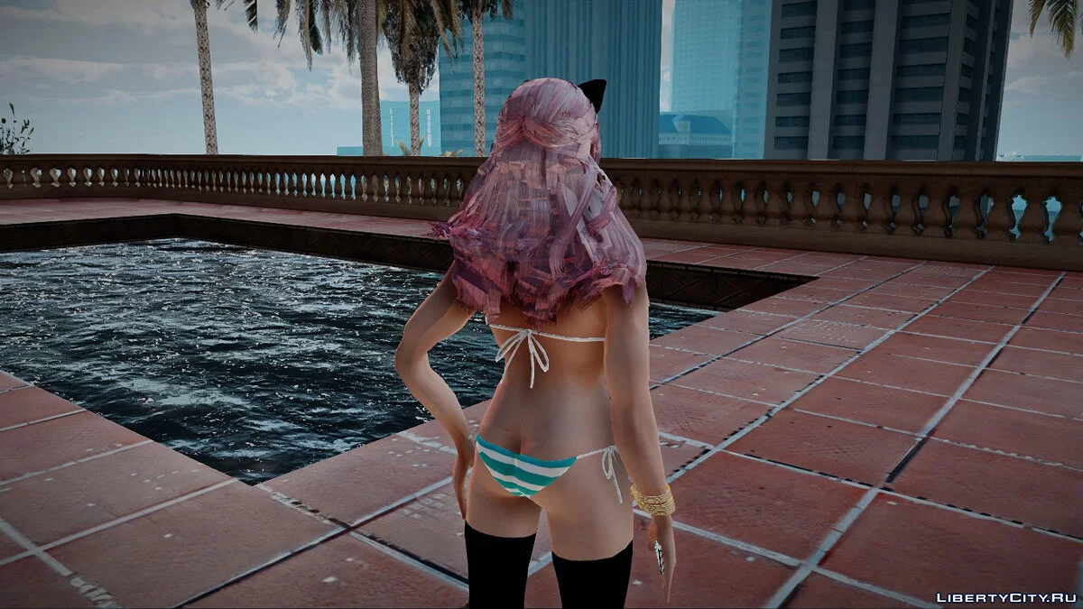 Belle Delphine en bikini v2 / GTA San Andreas