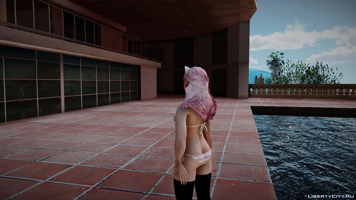 Belle Delphine en bikini v2 / GTA San Andreas