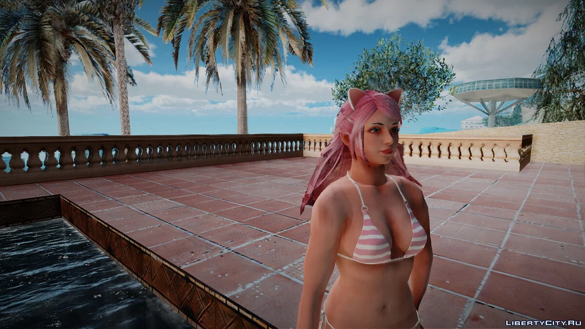 Belle Delphine en bikini v2 / GTA San Andreas