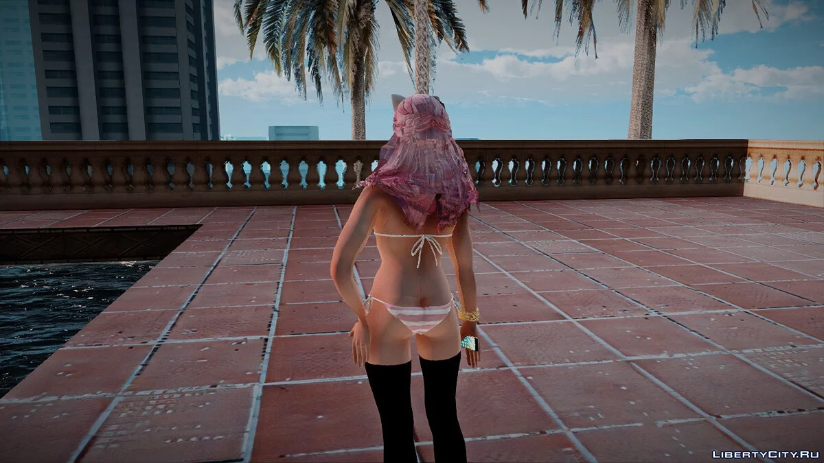 Belle Delphine en bikini v2 / GTA San Andreas