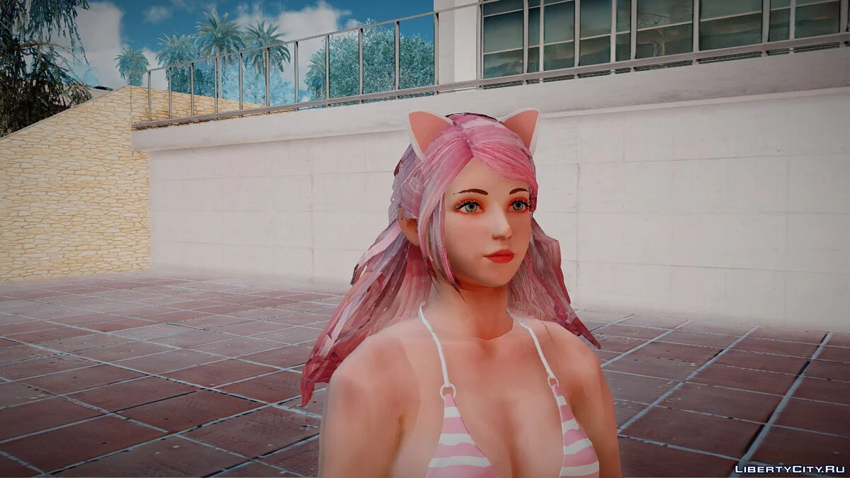 Belle Delphine en bikini v2 / GTA San Andreas
