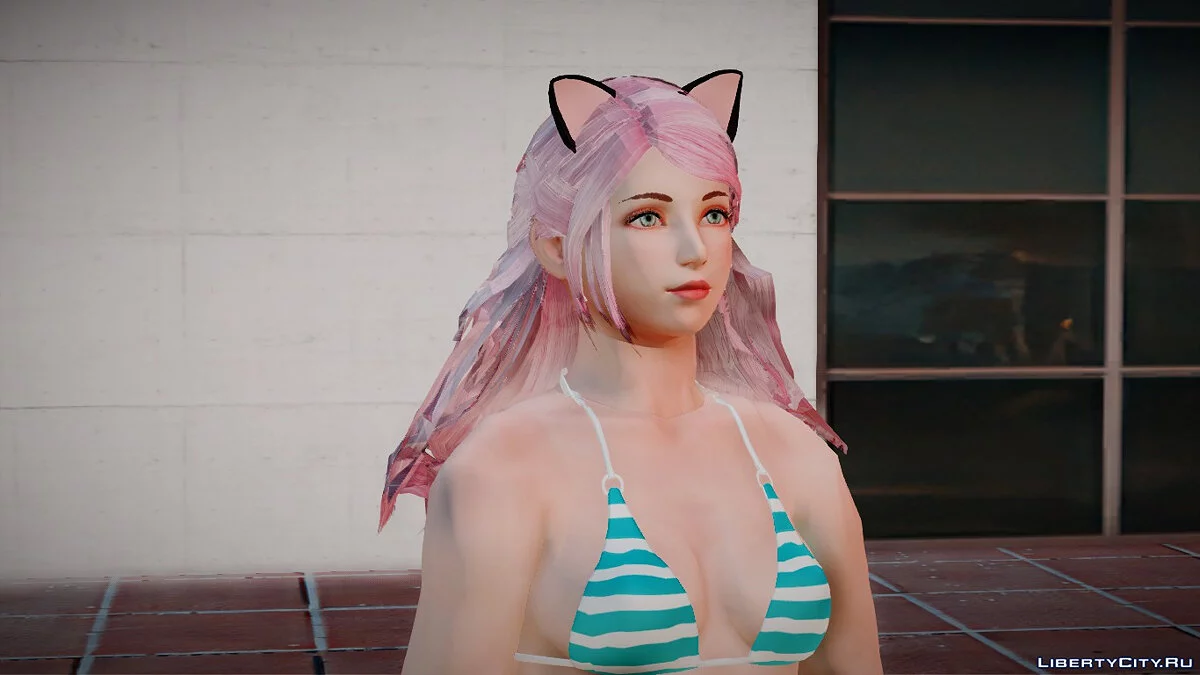 Belle Delphine en bikini v2 / GTA San Andreas