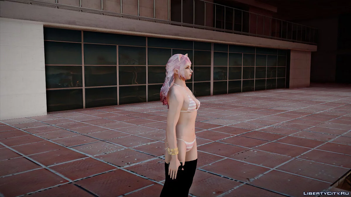 Belle Delphine en bikini v2 / GTA San Andreas